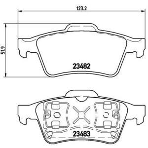 Remblokken set P59044