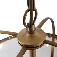 Steinhauer HanglampPimpernel 25cm oud messing - 5972BR - thumbnail