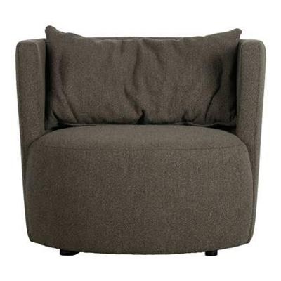 vtwonen Fauteuil 'Explore' Bouclé, kleur Bruin