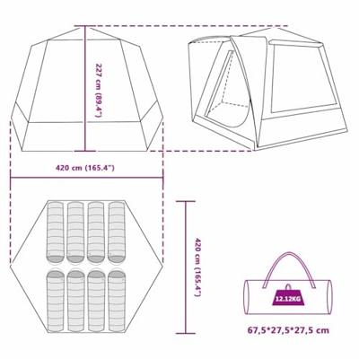 Tent Blauw Large
