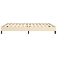 Bedframe stof crmekleurig 140x190 cm - thumbnail