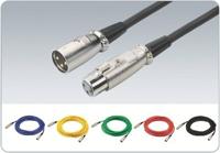 Monacor MEC-1000/SW XLR Kabel [1x XLR-stekker - 1x XLR-bus] 10 m Zwart - thumbnail