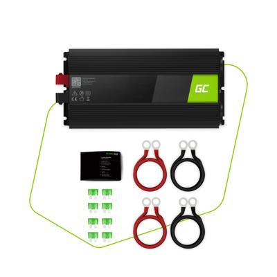 Green Cell INV21 netvoeding & inverter Auto 6000 W Zwart - thumbnail