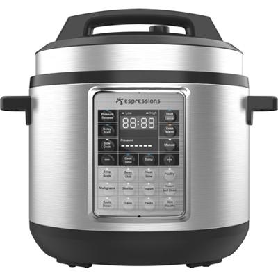 Espressions EP6000 Smart Pressure Cooker 5.7L RVS/Zwart