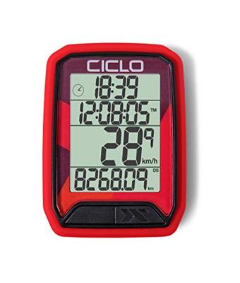 CICLOSPORT fietscomputer "protos 213" bike computer protos 213 red