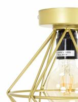 Urban Interiors Plafondlamp 'Wire' Ø22cm, kleur Goud - thumbnail