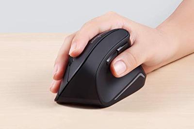 Perixx PERIMICE-804 Ergonomische muis Bluetooth Optisch Zwart 6 Toetsen 1600 dpi Ergonomisch Perixx PERIMICE-804 Ergonomische muis Bluetooth Optisch Zwart 6 Toetsen 1600 dpi Ergonomisch