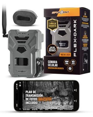 Spypoint Wildcamera 40 Mpix Low Glow LEDs, Black LEDs Antraciet