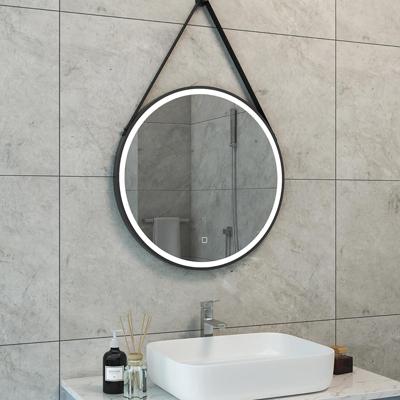 Wiesbaden Cinto LED Badkamerspiegel 60cm - Dimbaar & Verwarmd - Mat Zwart