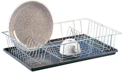 Metaltex colonia afdruiprek 48x30 cm zilver/grijs