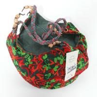 Katoenen Ronde Draagtas (Donkergroen) - thumbnail