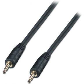 LINDY 35644 Jackplug Audio Aansluitkabel [1x Jackplug male 3,5 mm - 1x Jackplug male 3,5 mm] 5.00 m Zwart