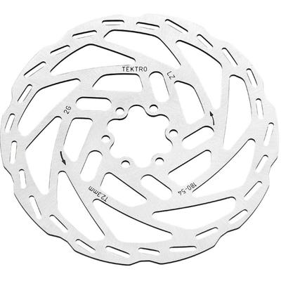 Tektro remschijf tr180-54 180mm 2,3mm 6-gaats zilver