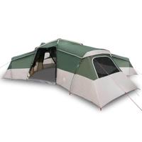 VidaXL Gezinstent met dak met opslag groen 833 x 585 x 216 cm taft - thumbnail