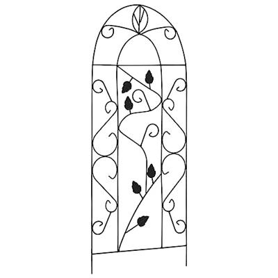 VidaXL Plantenklimrekken 3 st 40x100 cm ijzer zwart
