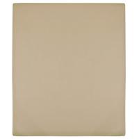 Hoeslaken jersey 90x200 cm katoen taupe - thumbnail