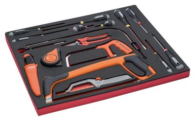 Bahco Foaminlay Fit&Go 3/3 met schroevendraaiers en snijgereedschap - 17-delig - FF1A5021 Bahco Foaminlay Fit&Go 3/3 met schroevendraaiers en snijgereedschap - 17-delig - FF1A5021