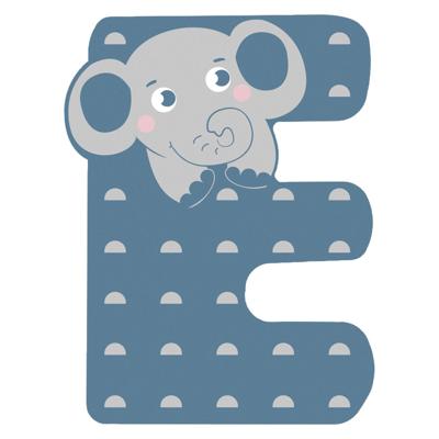 Small Foot - houten dieren kinderletter - e