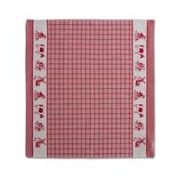 6x DDDDD theedoek 60x55 cm dutchie red - thumbnail