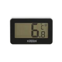 Xavax digitale thermometer voor koelkast vrieskast en vrieskist zwart - thumbnail
