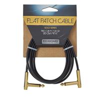 RockBoard Gold Series Flat Patch Cable zwart 1.2 m - thumbnail