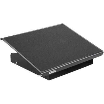 Desq voetensteun, metaal, 3 hoogte standen, heavy duty, zwart Desq voetensteun, metaal, 3 hoogte standen, heavy duty, zwart