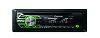 Pioneer DEH-150MPG CD RDS Tuner met WMA/MP3 weergave en aan de voorkant verlichte Aux-In (groen) - thumbnail