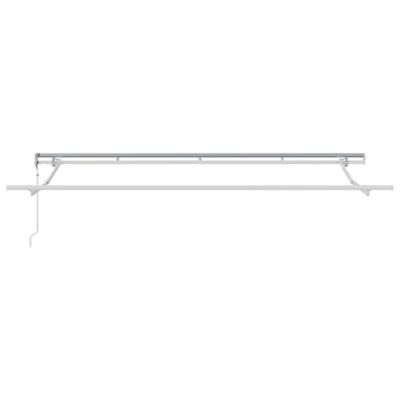 VidaXL Zijde frame wit 4 x 2 m metaal