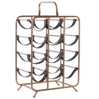 Flessenrek DKD Home Decor 37 x 23,5 x 54 cm Metaal Koper Polyurethaan - thumbnail