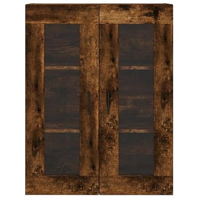 Hangkast 69,5x34x90 cm gerookt eikenkleurig