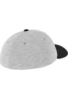Flexfit FX6778T Flexfit Double Jersey 2-Tone Cap - Grey/Black - S/M - thumbnail