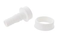 Kirchhoff Kunststof apparaataansluiting, wit, 1 1/2"IT x 3/4"-mondstuk, voor wasapparaatsifon - 988384413 - thumbnail