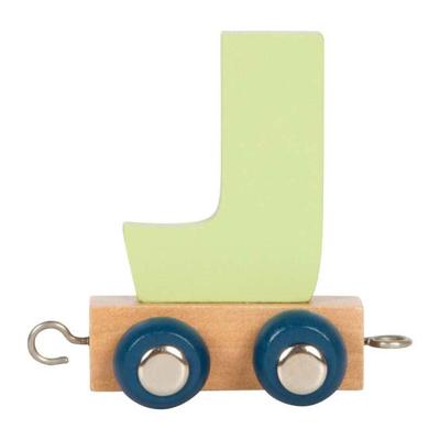 Small Foot - houten lettertrein polar - j