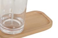 Badset Home ESPRIT Transparant Natuurlijk Bamboe Aluminium polyestyreen 16 x 9 x 18 cm - thumbnail