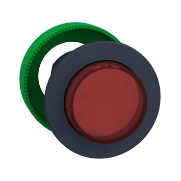 Schneider Electric ZB5FW143 ZB5FW143 Plat, Terugstelbaar (Ø) 30.5 mm Zonder markering Donkergrijs, Rood 1 stuk(s)