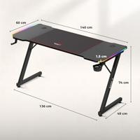 Huzaro Hero 3.3 RGB - gaming bureau - thumbnail