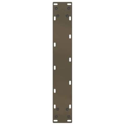 Bartafelpoten 2 st U-vormig 40x(100-101) cm staal naturel