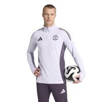 adidas Manchester United Trainingstrui 1/4-Zip 2025-2026 Paars Zwart - thumbnail