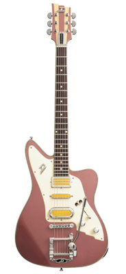 Duesenberg Alliance Bros. Landreth Joey's Guitar, Catalina Sunset Rose