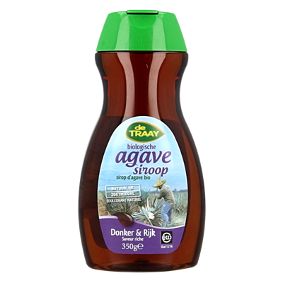 Agavesiroop donker en rijk bio 350 Gram Agavesiroop donker en rijk bio 350 Gram