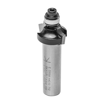 ENT Kwartrondfrees HM R4 met lager, Kolf 12mm - 7909884