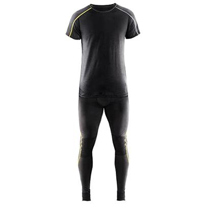 Blåkläder Merino Xlight Onderhemd Korte mouw 479817349835 | Donkergrijs/Geel | Maat 3XL - 7330509545423 Blåkläder Merino Xlight Onderhemd Korte mouw 479817349835 | Donkergrijs/Geel | Maat 3XL - 7330509545423