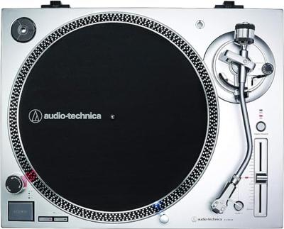 Platenspeler Audio-Technica Iberia AT-LP120XUSBSV Zilverkleurig