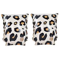 Beige Panterprint Baby Zwembandjes 0-2 Jaar - thumbnail