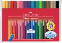 Faber Castell Viltstiften GRIP Colour - etui 20 stuks - thumbnail