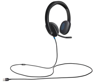 Logitech H540 On Ear headset Kabel Stereo Zwart Ruisonderdrukking (microfoon) Computer