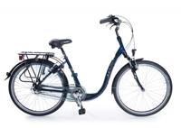 Aldo 26 inch lage instap fiets comfort alu 3v remnaaf blauw - thumbnail