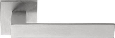 Formani Square LSQ2-G deurkruk geveerd op rozet - mat RVS
