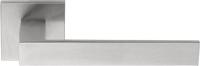 Formani Square LSQ2-G deurkruk geveerd op rozet - mat RVS - thumbnail