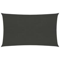 Zonnezeil 160 g/m 3x6 m HDPE antracietkleurig - thumbnail